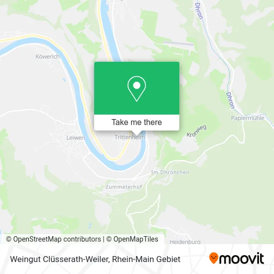 Карта Weingut Clüsserath-Weiler