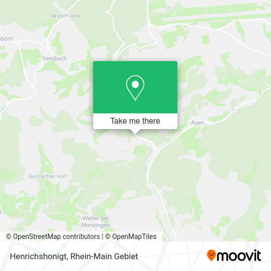 Карта Henrichshonigt