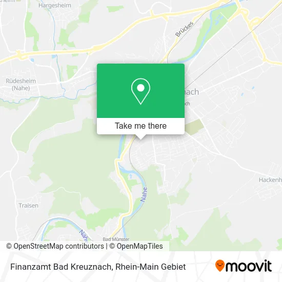 Карта Finanzamt Bad Kreuznach
