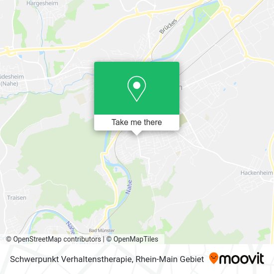 Карта Schwerpunkt Verhaltenstherapie