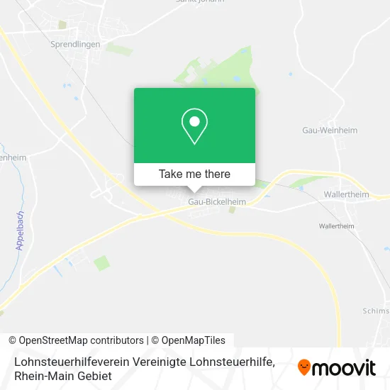 Карта Lohnsteuerhilfeverein Vereinigte Lohnsteuerhilfe