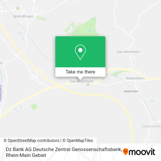 Карта Dz Bank AG Deutsche Zentral Genossenschaftsbank