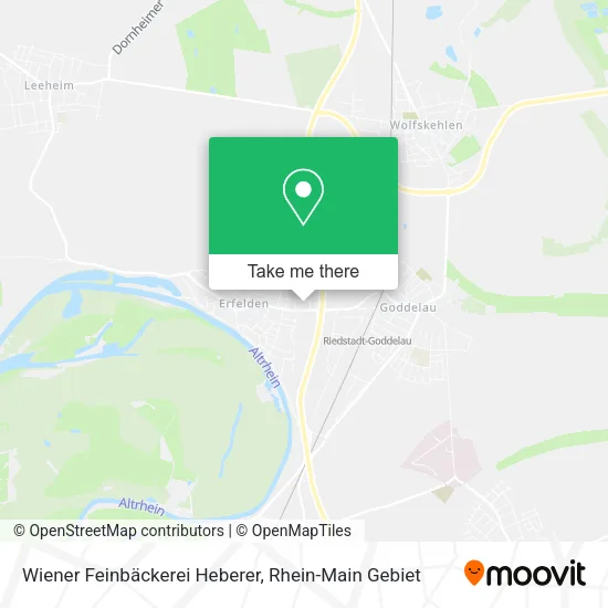 Карта Wiener Feinbäckerei Heberer