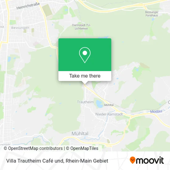 Карта Villa Trautheim Café und