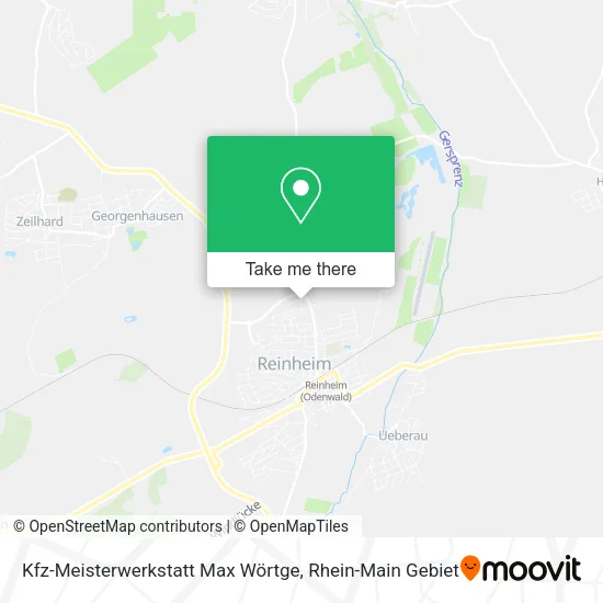 Карта Kfz-Meisterwerkstatt Max Wörtge