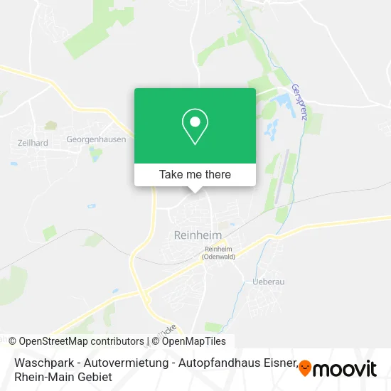 Карта Waschpark - Autovermietung - Autopfandhaus Eisner