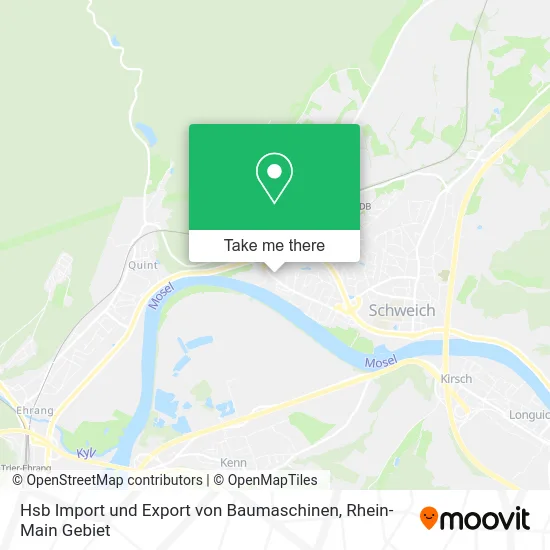 Карта Hsb Import und Export von Baumaschinen
