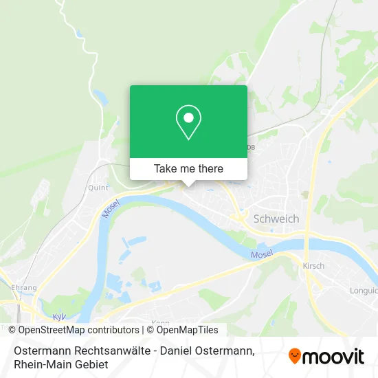 Карта Ostermann Rechtsanwälte - Daniel Ostermann