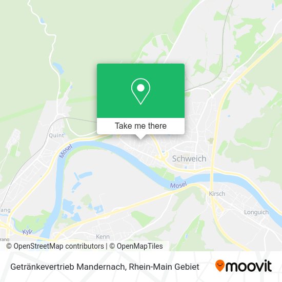 Карта Getränkevertrieb Mandernach