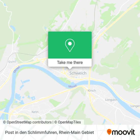 Карта Post in den Schlimmfuhren