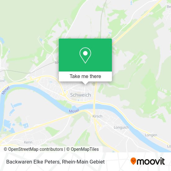 Карта Backwaren Elke Peters