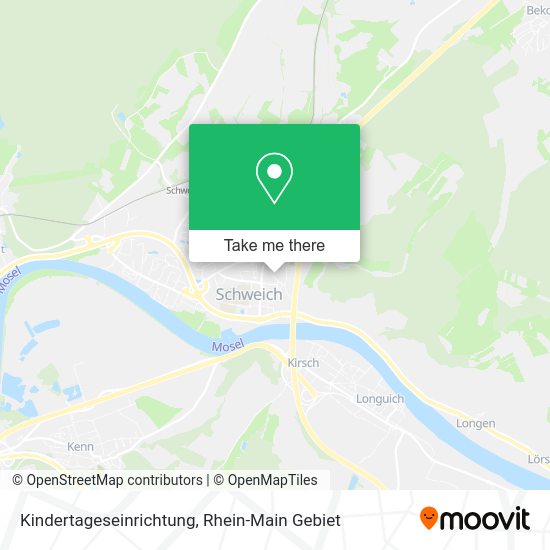 Карта Kindertageseinrichtung