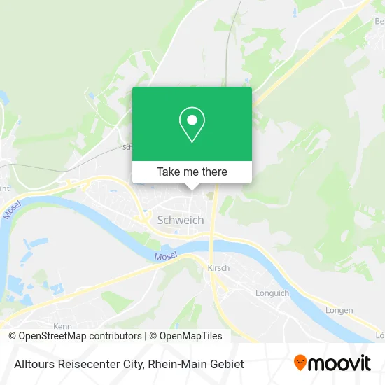 Карта Alltours Reisecenter City