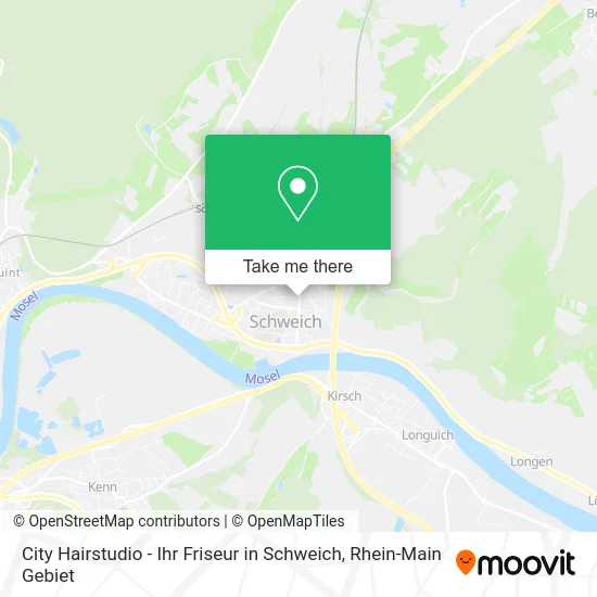 Карта City Hairstudio - Ihr Friseur in Schweich