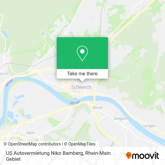 Карта US Autovermietung Niko Bamberg