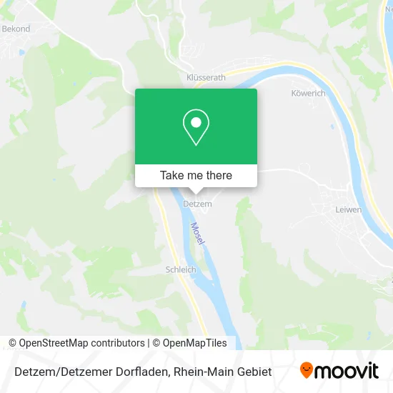 Карта Detzem/Detzemer Dorfladen