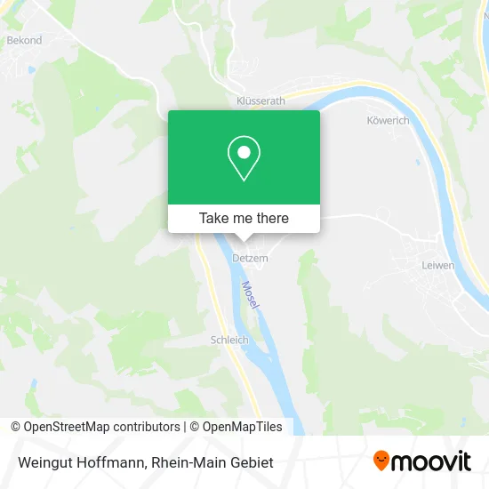 Карта Weingut Hoffmann