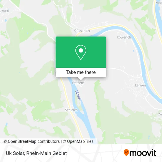 Карта Uk Solar