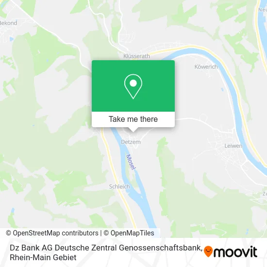 Карта Dz Bank AG Deutsche Zentral Genossenschaftsbank