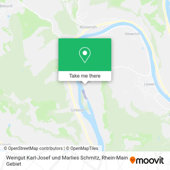 Карта Weingut Karl-Josef und Marlies Schmitz