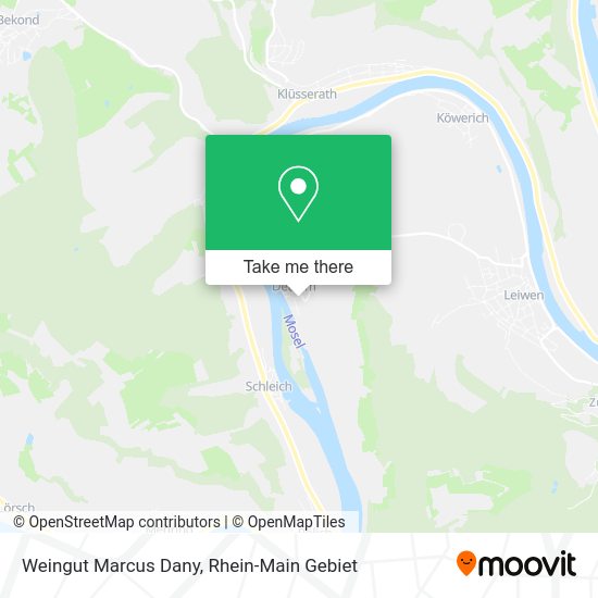 Карта Weingut Marcus Dany