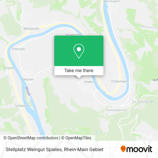 Карта Stellplatz Weingut Spieles