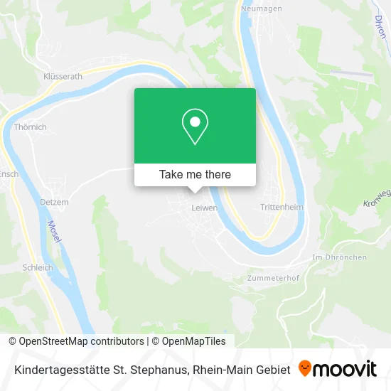 Карта Kindertagesstätte St. Stephanus