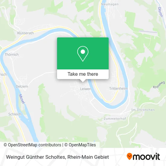 Карта Weingut Günther Scholtes