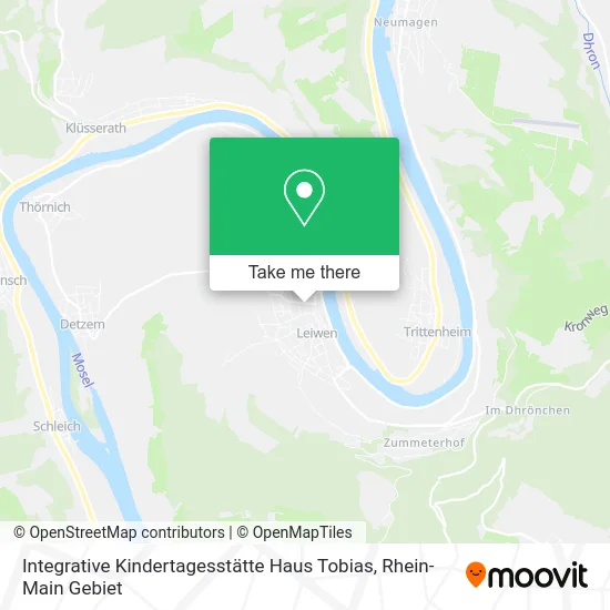 Карта Integrative Kindertagesstätte Haus Tobias