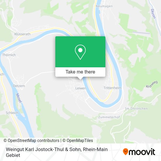 Карта Weingut Karl Jostock-Thul & Sohn
