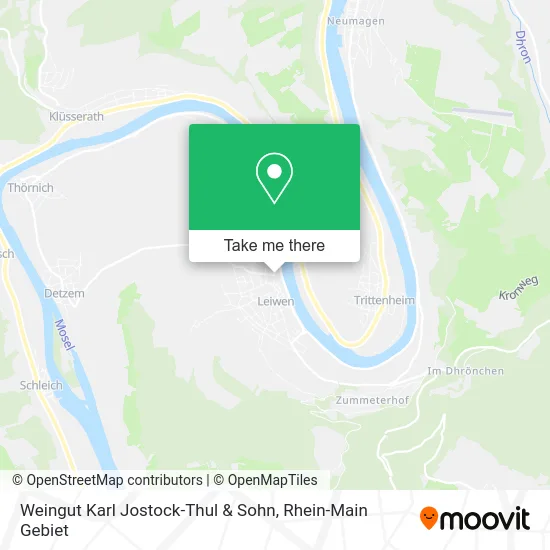 Карта Weingut Karl Jostock-Thul & Sohn