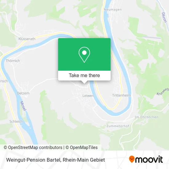 Карта Weingut-Pension Bartel