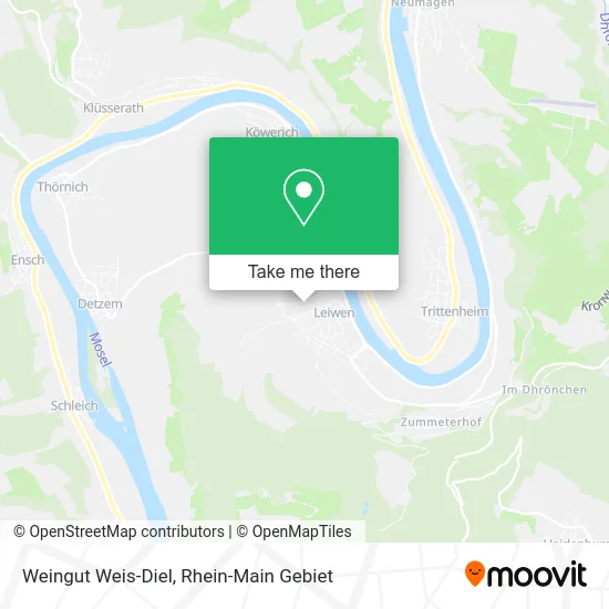 Карта Weingut Weis-Diel