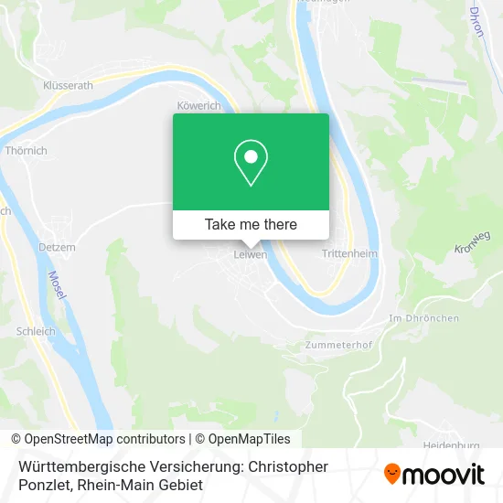 Карта Württembergische Versicherung: Christopher Ponzlet