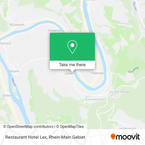 Карта Restaurant Hotel Lex