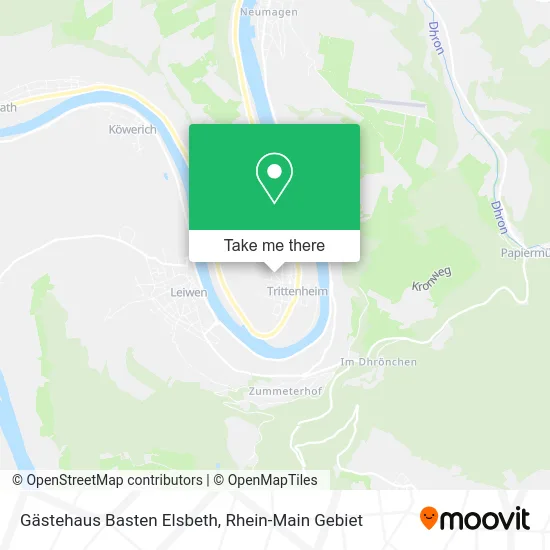 Карта Gästehaus Basten Elsbeth