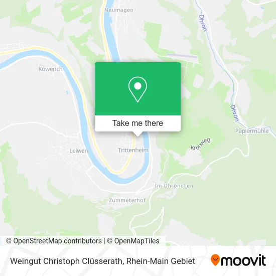 Карта Weingut Christoph Clüsserath