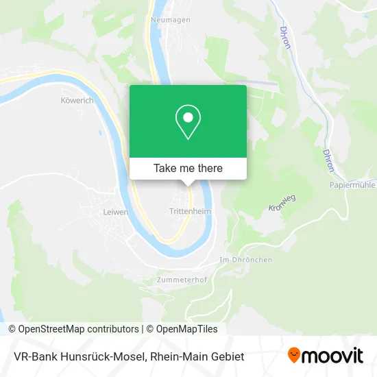 Карта VR-Bank Hunsrück-Mosel