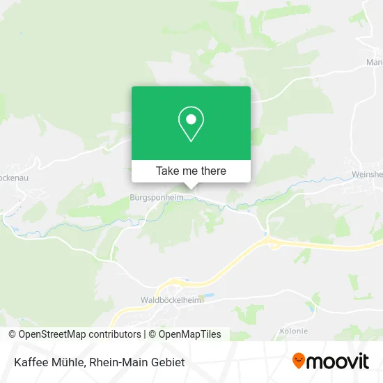 Карта Kaffee Mühle