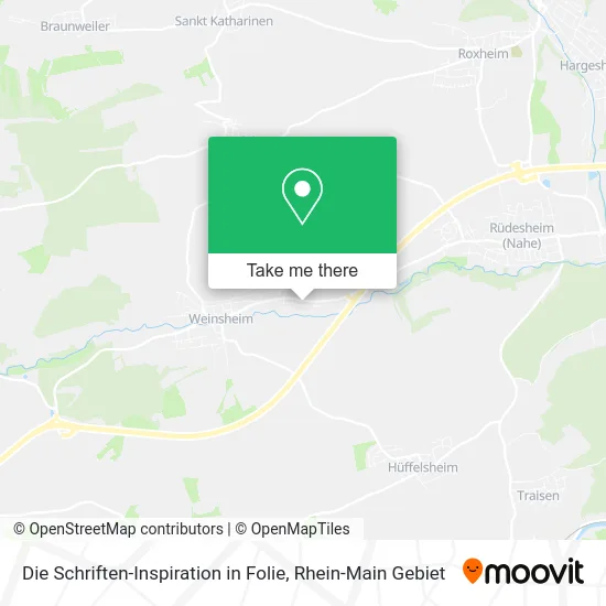 Карта Die Schriften-Inspiration in Folie