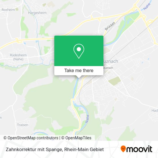 Карта Zahnkorrektur mit Spange