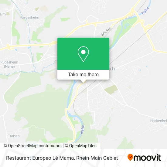 Карта Restaurant Europeo Lé Mama
