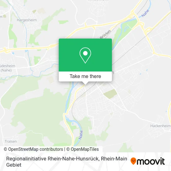 Карта Regionalinitiative Rhein-Nahe-Hunsrück