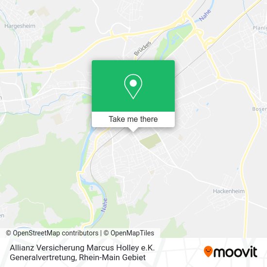 Карта Allianz Versicherung Marcus Holley e.K. Generalvertretung