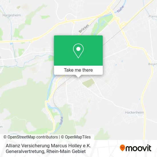 Карта Allianz Versicherung Marcus Holley e.K. Generalvertretung