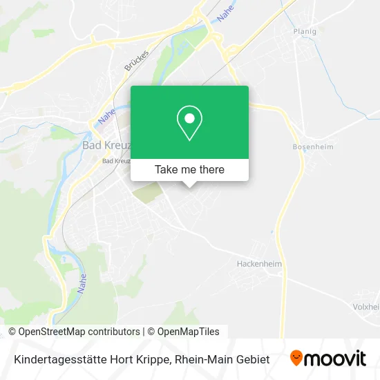 Карта Kindertagesstätte Hort Krippe