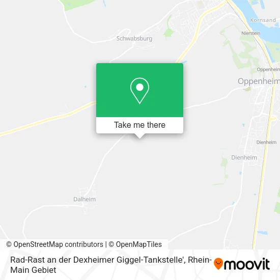 Карта Rad-Rast an der Dexheimer Giggel-Tankstelle'