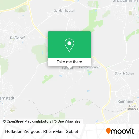 Карта Hofladen Ziergöbel