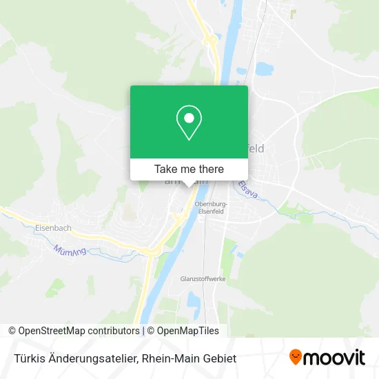 Карта Türkis Änderungsatelier
