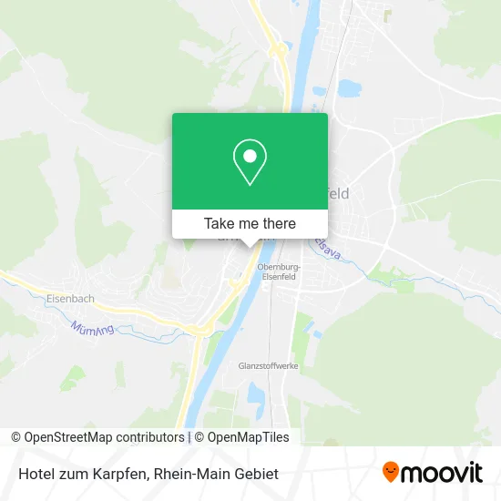 Карта Hotel zum Karpfen